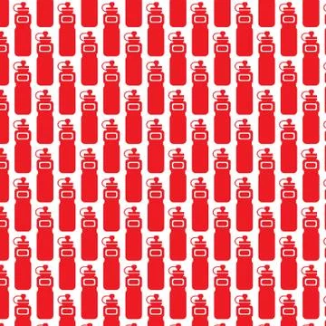 Pattern background sport water bottle icon Stock Illustration