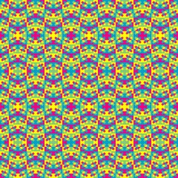 Pattern background with squares and stars. Illustrazione stock