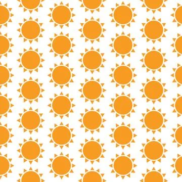 Pattern background Sun Icon イラスト素材