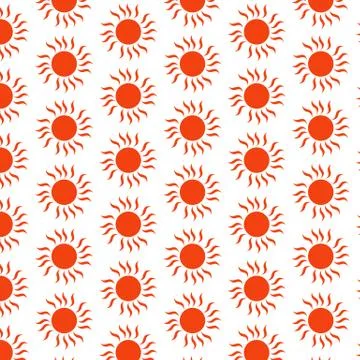 Pattern background Sun Icon イラスト素材