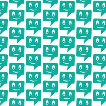 Pattern background talking speech bubble icon 스톡 일러스트