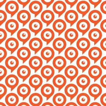 Pattern background target bubble icon Stock Illustration