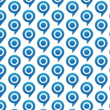 Pattern background target bubble icon Stock Illustration