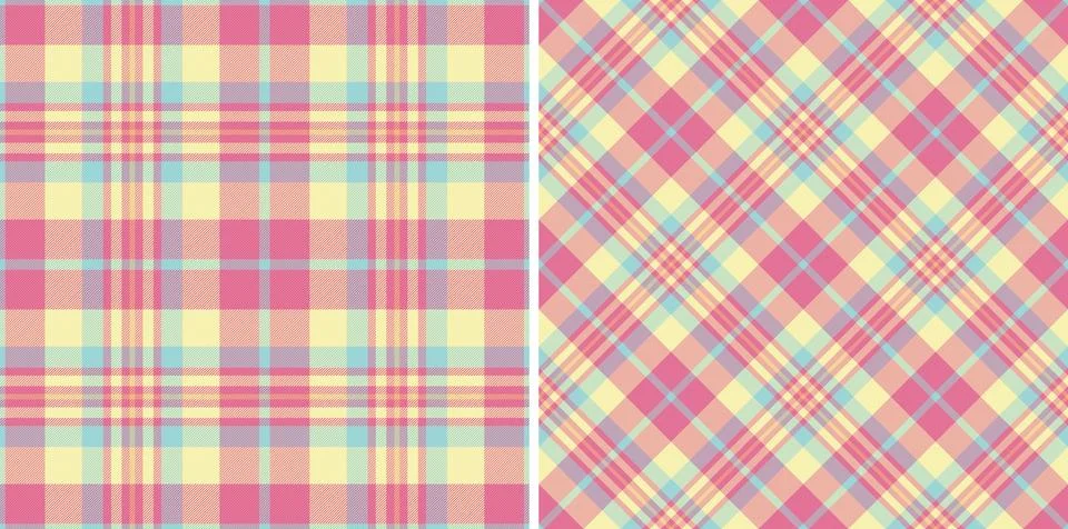 Pattern background tartan of check textile fabric with a texture vector pla.. 库存插图