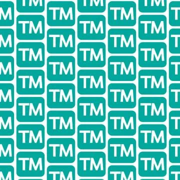 Pattern background trademark button Stock Illustration