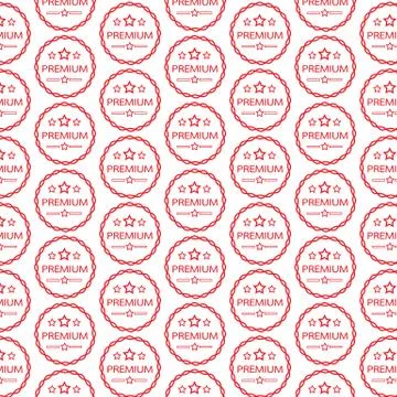 Pattern background Vintage premium label icon Stock Illustration