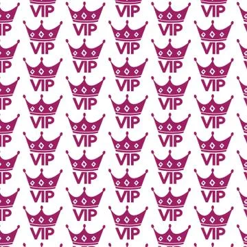Pattern background VIP Membership icon Stock Illustration