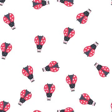 Pattern backpack kid luggage cartoon vector Stock Illustration