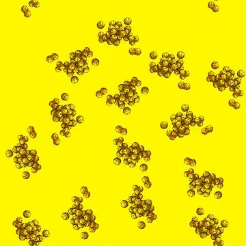 Pattern bacteria germ sketch hand drawn Stock Illustration