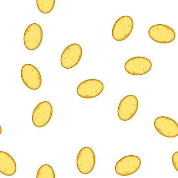 Pattern bacteria yellow sponge cartoon vector Stock Illustration