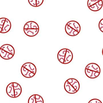 Pattern bactericide anti bacteria cartoon vector Illustrazione stock