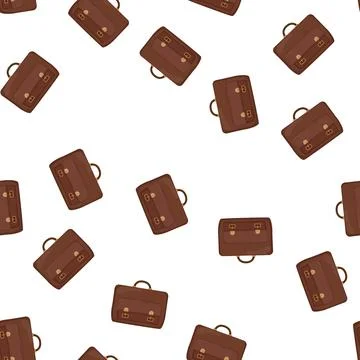 Pattern bag briefcase color icon vector イラスト素材