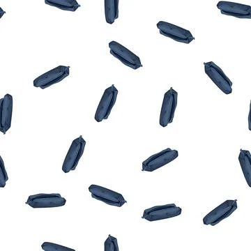 Pattern bag pencil case cartoon vector Stock Illustration