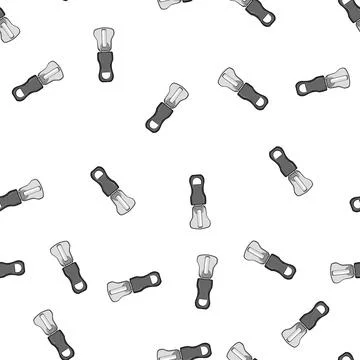 Pattern bag zipper puller cartoon vector Stock Illustration