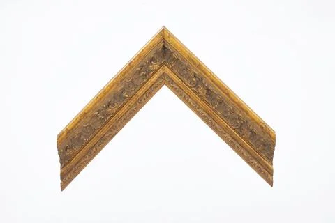 Pattern baguette corner on a white background. Stock Photos