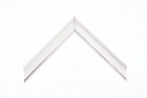 Pattern baguette corner on a white background. Stock Photos