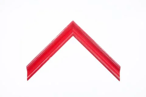 Pattern baguette corner on a white background. Stock Photos