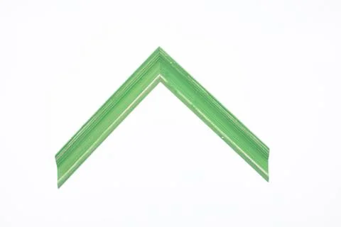 Pattern baguette corner on a white background. Stock Photos