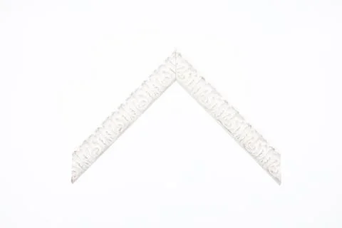 Pattern baguette corner on a white background. Stock Photos