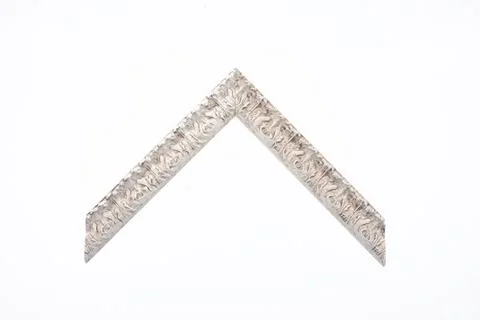 Pattern baguette corner on a white background. Stock Photos
