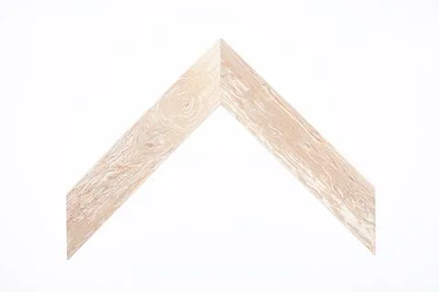 Pattern baguette corner on a white background. Stock Photos