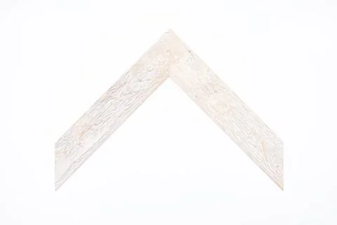Pattern baguette corner on a white background. Stock Photos