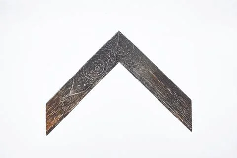 Pattern baguette corner on a white background. Stock Photos