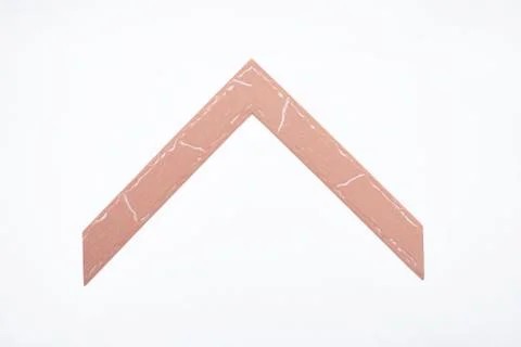 Pattern baguette corner on a white background. Stock Photos
