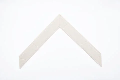 Pattern baguette corner on a white background. Stock Photos