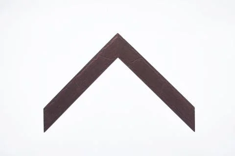 Pattern baguette corner on a white background. Stock Photos