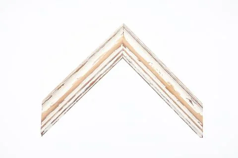 Pattern baguette corner on a white background. Stock Photos