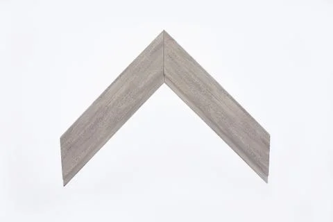 Pattern baguette corner on a white background. Stock Photos