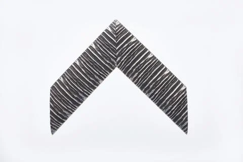 Pattern baguette corner on a white background. Stock Photos