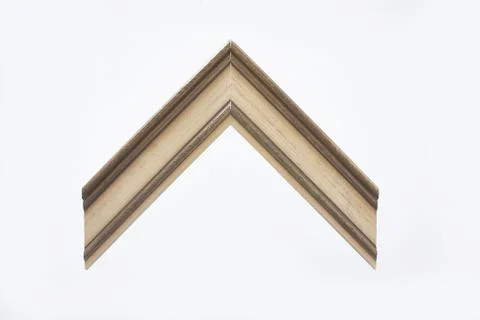 Pattern baguette corner on a white background. Stock Photos