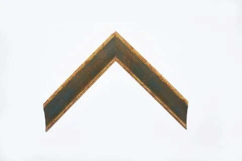 Pattern baguette corner on a white background. Stock Photos