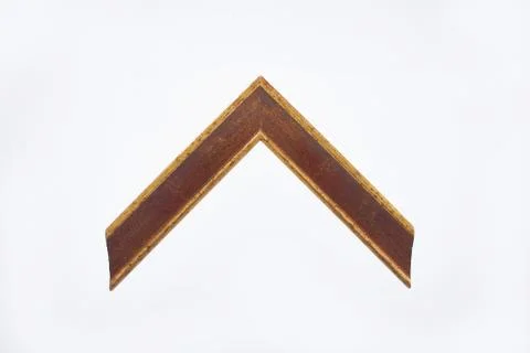 Pattern baguette corner on a white background. Stock Photos