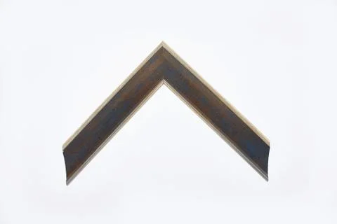 Pattern baguette corner on a white background. Stock Photos