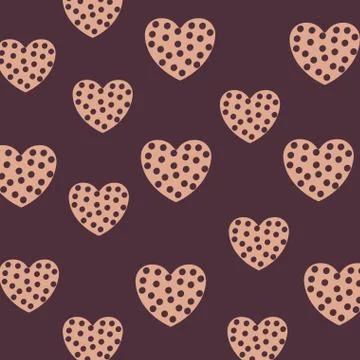 Pattern of bakery chocolate cookies Stock Illustration