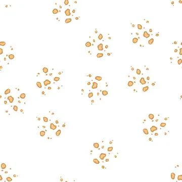 Pattern baking cookie crumb cartoon vector Stock Illustration