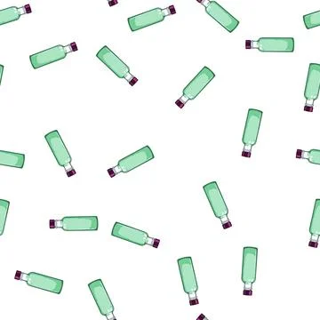 Pattern balancing face toner cartoon vector Stock Illustration