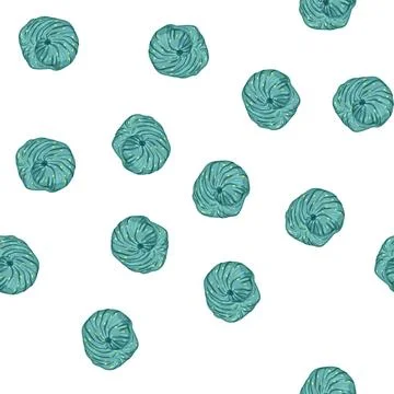 Pattern ball yarn wool cartoon vector Stockillustratie