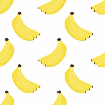 Pattern with bananas Stock Illustration