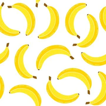 Pattern with bananas Stock Illustration