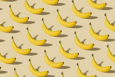 Pattern bananas Stock Photos