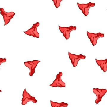 Pattern band handkerchief wild west cartoon vector Stock Illustration