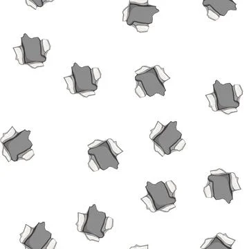 Pattern banner torn paper cartoon vector Stock Illustration