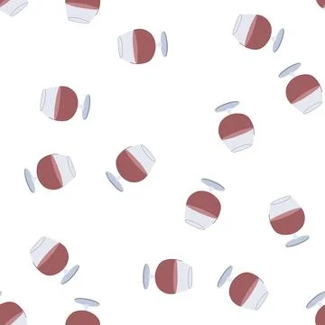 Pattern bar cocktail glasses cartoon vector Stock Illustration
