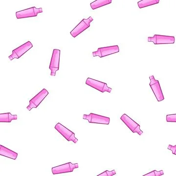 Pattern bar cocktail shaker cartoon vector Stock Illustration