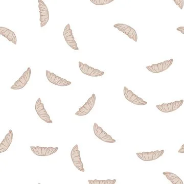 Pattern barber moustaches cartoon vector Stock Illustration