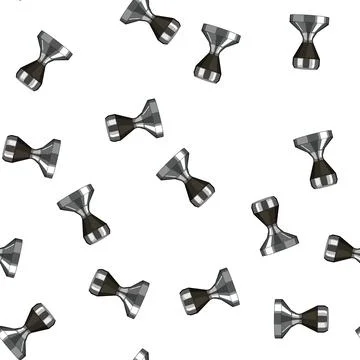 Pattern barista tamper coffee cartoon vector Stock Illustration